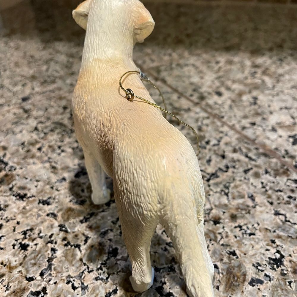 Yellow Lab Ceramic Ornament - Picture 4 of 10